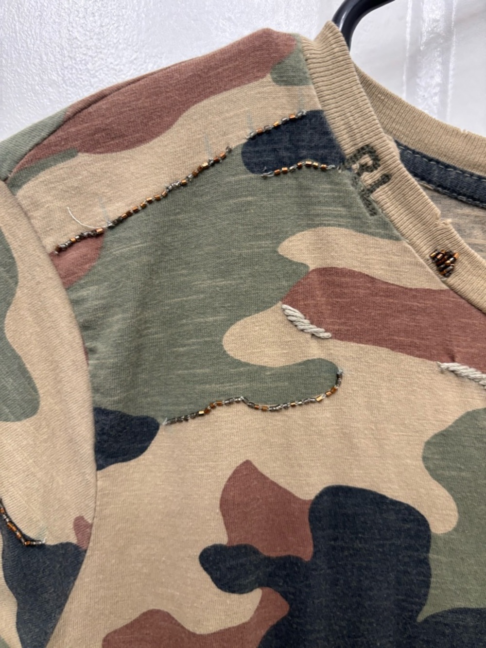 Polo by Ralph Lauren Camo Tee in Green/Tan/Black - Picture 5 of 11